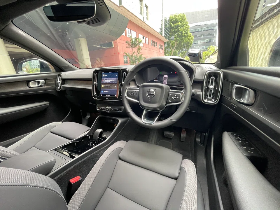 Starting the Volvo is novel -- climb aboard and it boots itself up when it feels the weight of your bum on the driver’s seat. Leave, and it shuts down.