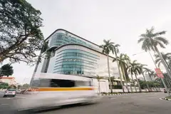 Above: IHH Healthcare's Island Hospital in Penang. The private healthcare group's earnings per share stood at 6.06 sen, also relatively unchanged from 6.04 sen.