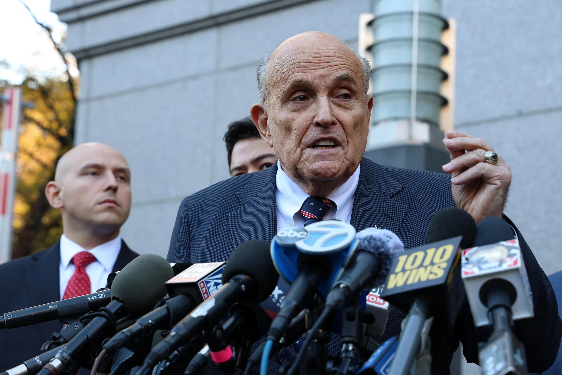 Former New York City mayor Giuliani in critical condition, Trump says