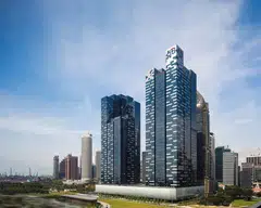 View of Asia Square Tower 1. Hongkong Land is the general partner and manager of the fund, and holds a majority stake at inception as a founding investor, along with QIA and APG Asset Management.
