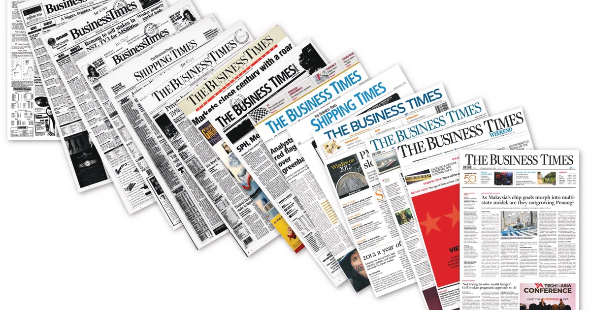 The Business Times at 50: Charting the next lap in a milestone year