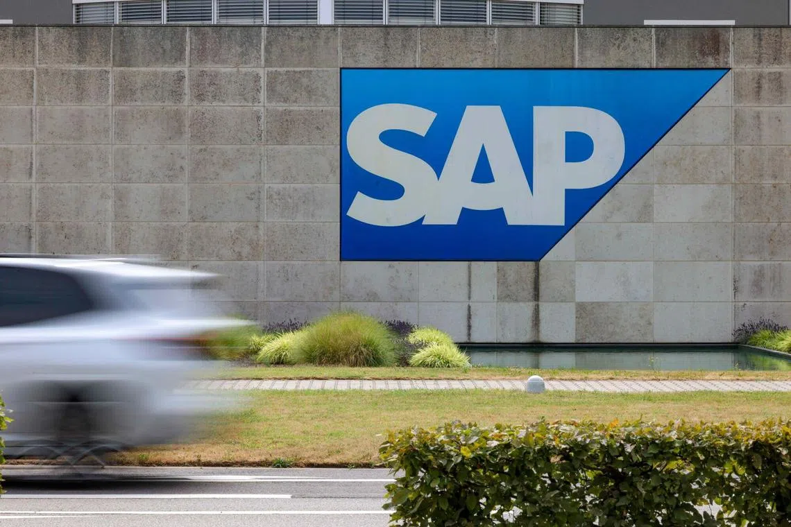 SAP sells software to companies to run business functions such as finances, human resources and procurement.