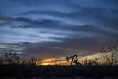 US West Texas Intermediate finished at US$59.44 a barrel up 25 cents, or 0.42 per cent, on Friday. 