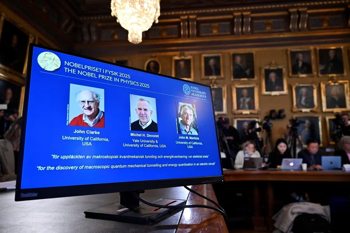 The Nobel physics prize is awarded by the Royal Swedish Academy of Sciences and includes a prize sum totalling 11 million Swedish crowns  that is shared among the winners.