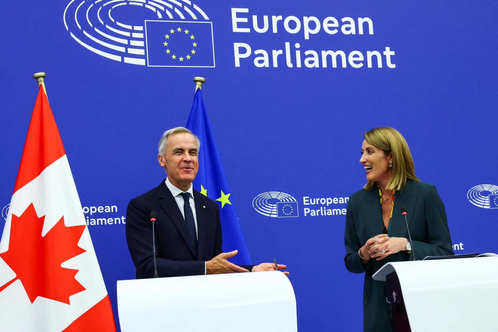 Canada, EU should ally to protect democracies, Carney says, after ‘associate member’ proposal angers Trump