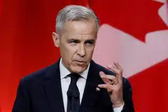 Mark Carney soundly defeated his rivals in the Liberal leadership race on Sunday, winning 86 per cent of more than 150,000 votes cast.