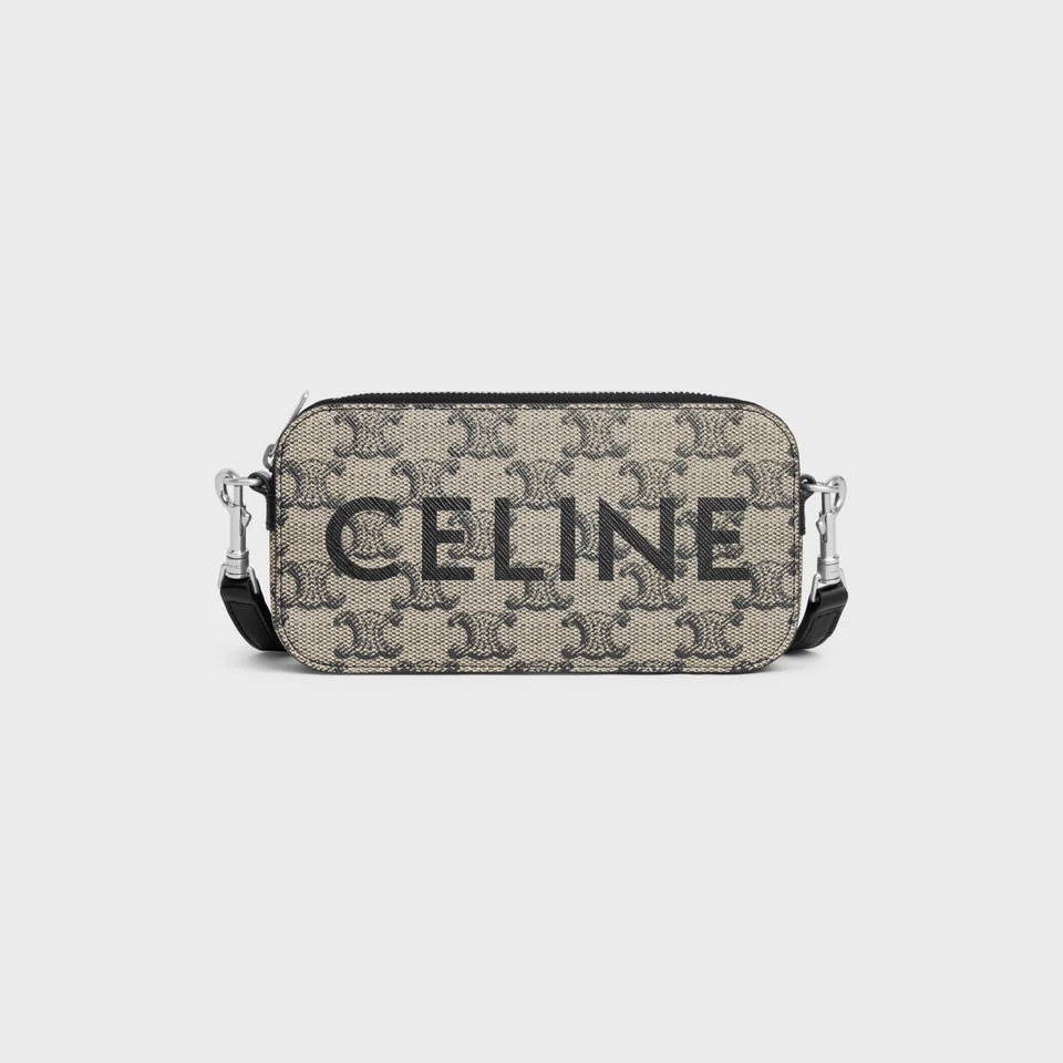Celine Triomphe canvas bag.