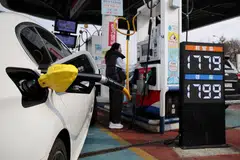 South Korea’s finance ministry estimated that nationwide fuel price caps reduced inflation in July by 0.3 percentage points.