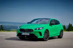 The latest 1 Series’ standout difference is a lower nose and a grille that leans forward just a tad, evoking the shark-like prow of BMWs past.