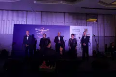 Graduates of the Voices for Hope programme performing at Dementia Singapore's 35th anniversary gala dinner. The 10-week programme is among those that will be supported by Keppel's donation.