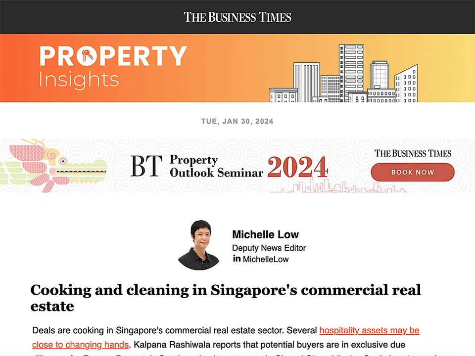 Residential rents are starting to come off their highs., writes BT deputy news editor Michelle Low.