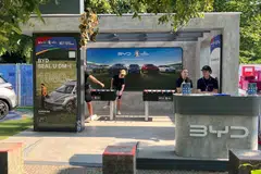 BYD is stationing vehicles in fan zones to showcase features such as in-car karaoke, and offering ticket giveaways via social media.