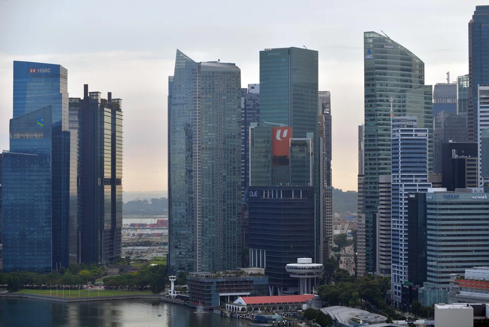 Valuations of Singapore's prime office towers may be too rich considering looming threats to the office property sector.