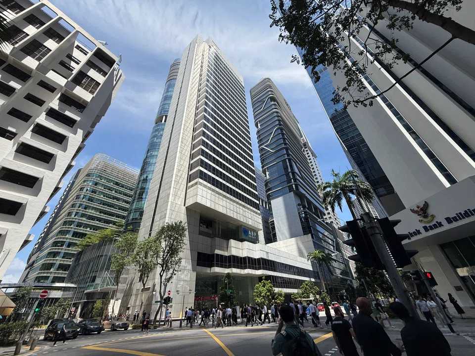 The office floor for sale is located on level 19 of the 26-storey GB Building (above), and spans around 5,425 square feet. 