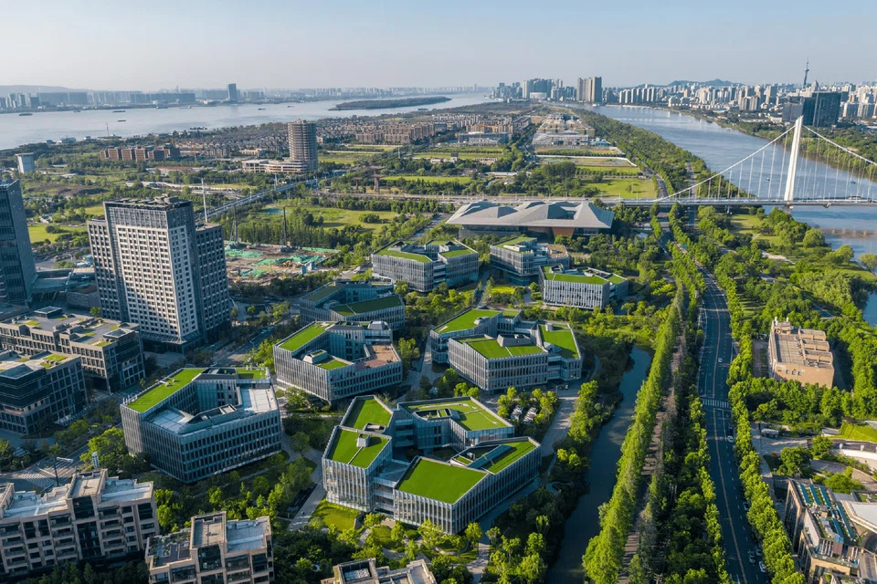 Sembcorp's Sino-Singapore Nanjing Eco Hi-Tech Island in Nanjing, China, is a hub for innovation and smart city solutions.