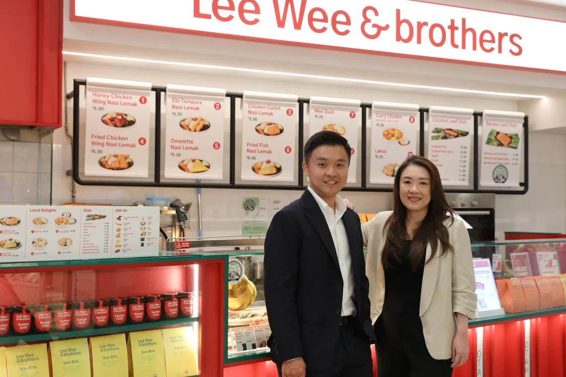 Darren Lee, general manager, Lee Wee & Brothers; Angeline Tan, managing director, Lee Wee & Brothers