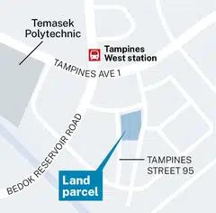 The tender for the EC site in Tampines Street 95 will close on Oct 24.