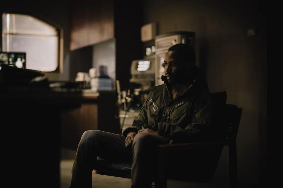 John David Washington as Joshua in 20th Century Studios' THE CREATOR. Photo by Oren Soffer. © 2023 20th Century Studios. All Rights Reserved.