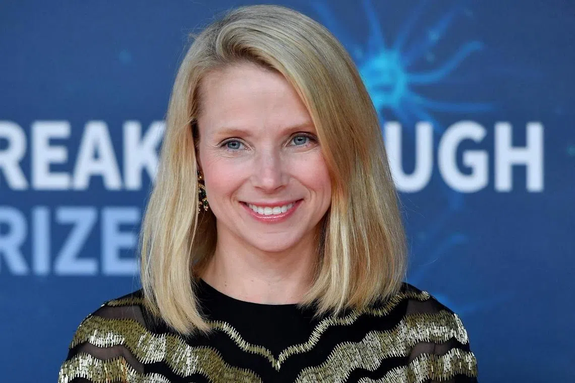 Former Yahoo CEO Mayer makes comeback with new contacts app