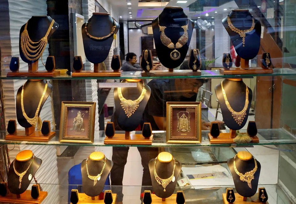 Local gold prices jumped to a record high of 78,919 rupees (S$1,242.97) per 10 grams last week, marking an increase of more than 31 per cent since last year’s Diwali.