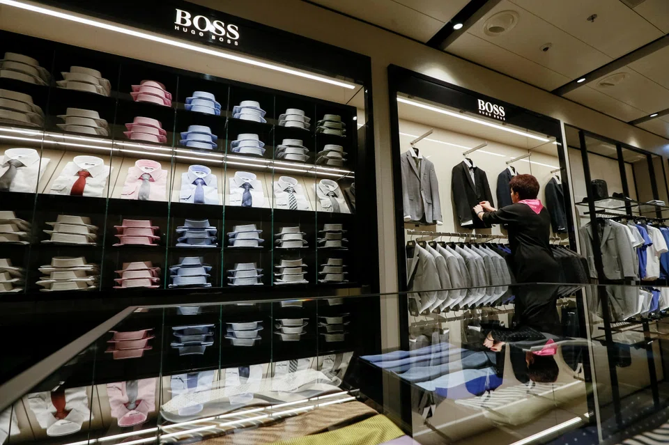 The German fashion house posted a 6 per cent rise in first-quarter earnings before interest and taxes to 69 million euros (S$100.4 million), edging the 65 million euros expected by analysts.