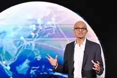 Microsoft CEO Satya Nadella delivers a speech in Jakarta on Apr 30, 2024. The tech behemoth intends to invest billions in Indonesia and Malaysia, and open its first data centre region in Thailand. 