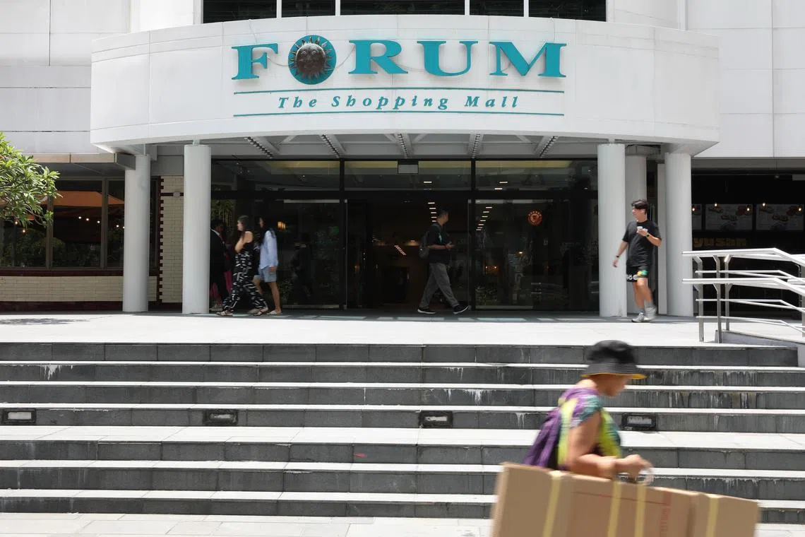 Forum The Shopping Mall is valued at about S$990 million, HPL group executive director Christopher Lim said at the company’s annual meeting in April. 