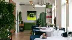 JAG's almost retro surroundings.