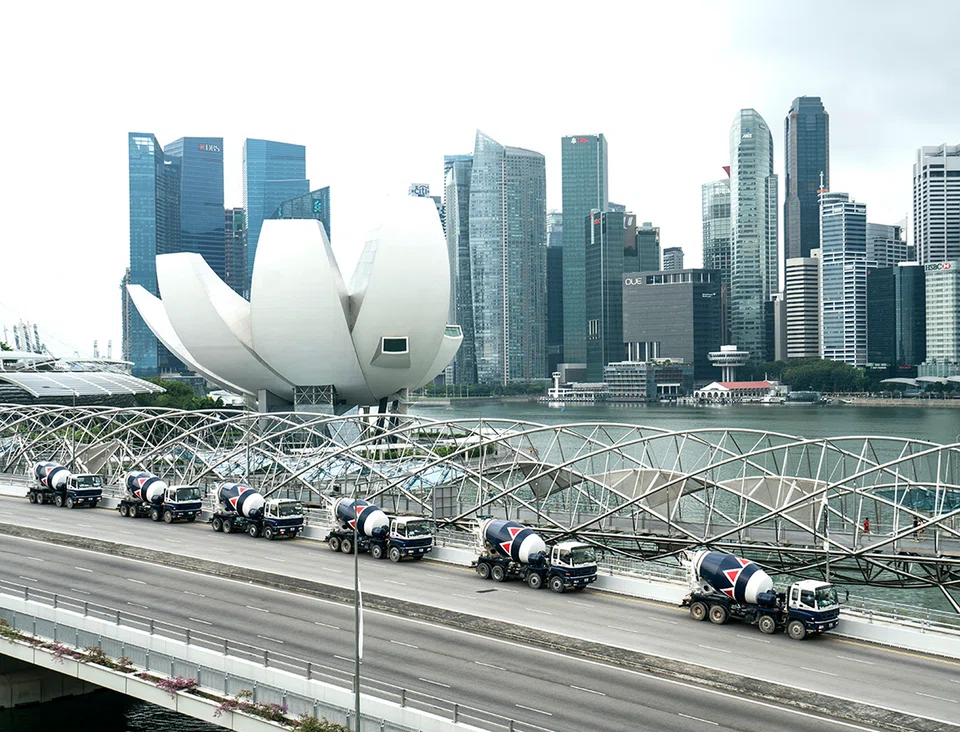 Pan-United's mixer trucks