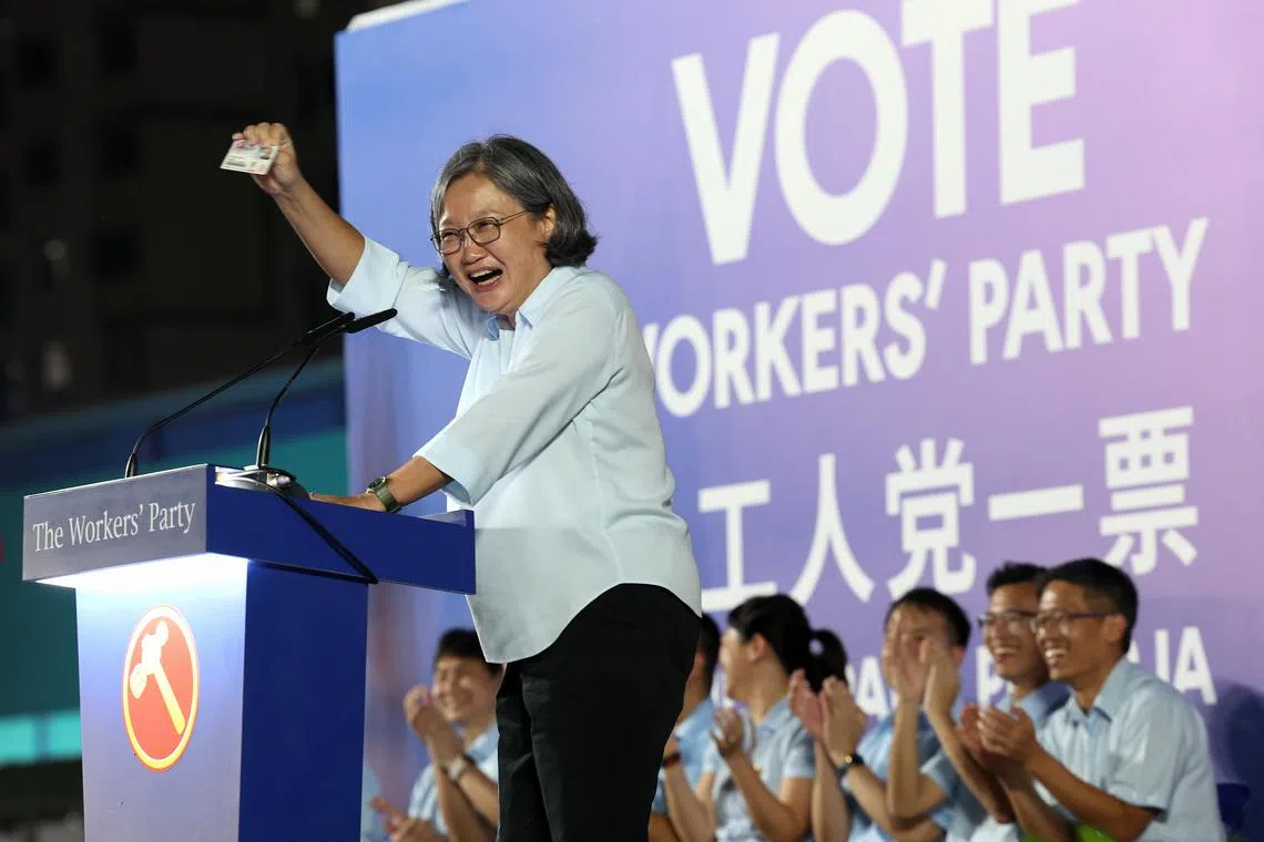 Workers' Party chair Sylvia Lim calls the WP's slate of GE2025 candidates the "most promising" the party has fielded. 