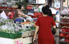 Food inflation edged up to 1.1%, from 1% the previous month, as the prices of food services and non-cooked food rose at a quicker pace.