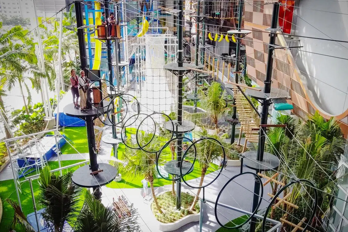 Sim Leisure owns and operates the Escape outdoor adventure park in Penang, the Escape Challenge indoor park at Paradigm Mall in Petaling Jaya, and KidZania Kuala Lumpur.