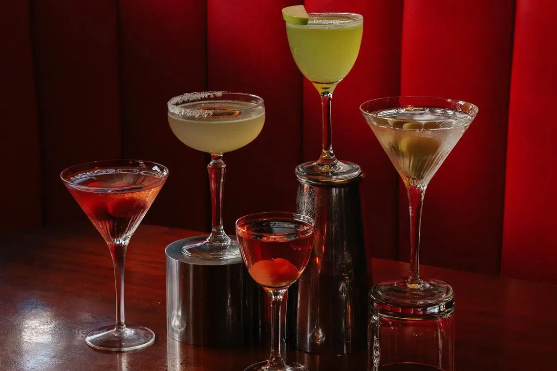 Cocktail bars across the country, including Sweet Liberty in Miami, are offering reimagined versions of 1990s martini staples, like the lychee martini and lemon drop. 