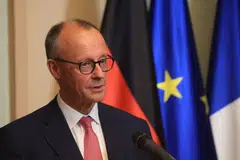 Germany's chancellor Friedrich Merz said he was particularly relieved for the country's car industry, which before Sunday’s accord was facing tariffs of 27.5 per cent.