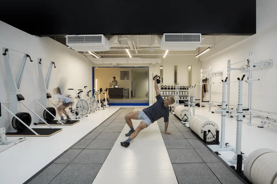 The training space at Sphere.