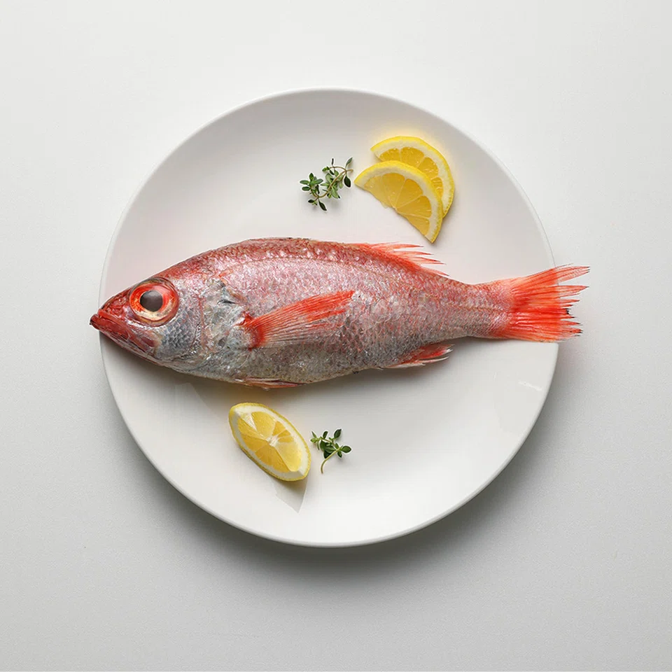 Geumtae or black-throat perch from South Korea.