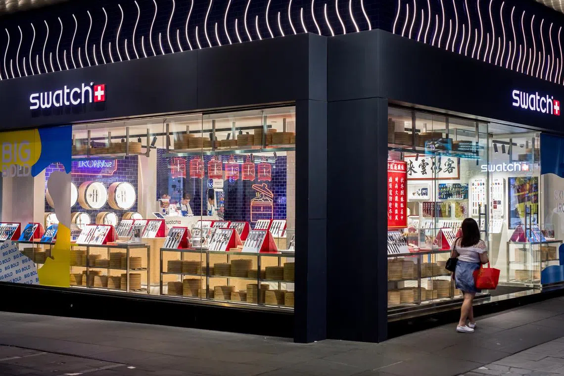 Like other luxury watchmakers, Swatch has been under pressure since soaring inflation caused consumers to curb their spending after a pandemic boom.