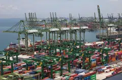 The Maritime Port Authority of Singapore said it has so far not “observed exceptional changes to vessel traffic at Singapore’s ports”. 