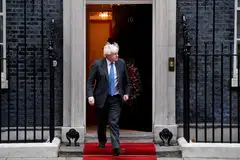 British Prime Minister Boris Johnson has come under intense pressure to resign after he was fined for breaking Covid-19 lockdown rules after a police investigation into gatherings at his Downing Street offices.
