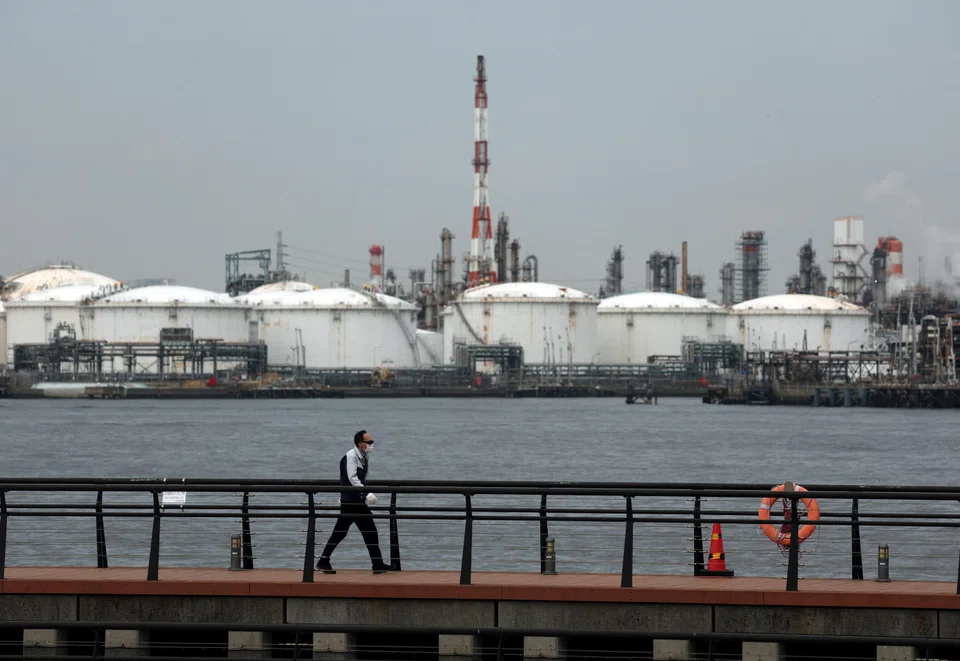 An oil refinery in the Keihin Industrial Zone in Kawasaki, south of Tokyo, Japan, March 17, 2026. 