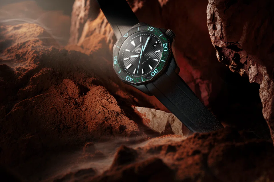 The Aquaracer Professional 200 Solargraph is powered by the sun.