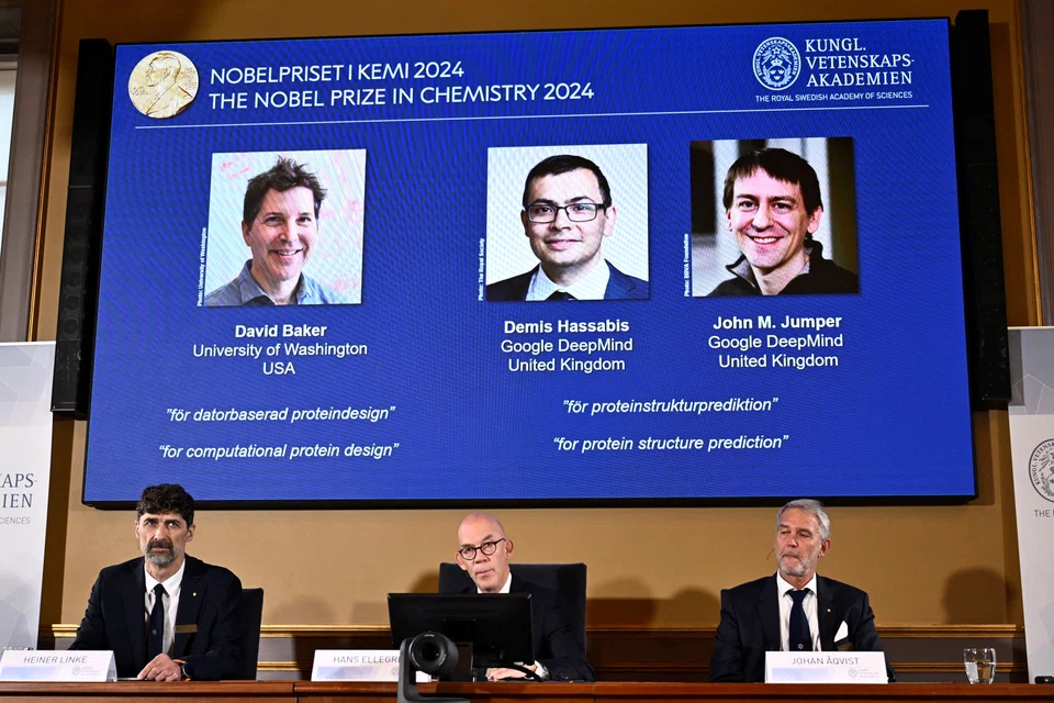 David Baker (University of Washington, USA), Demis Hassabis (Google DeepMind, UK) and John M Jumper (Google DeepMind, UK) are the winners of 2024 Nobel Prize in Chemistry.