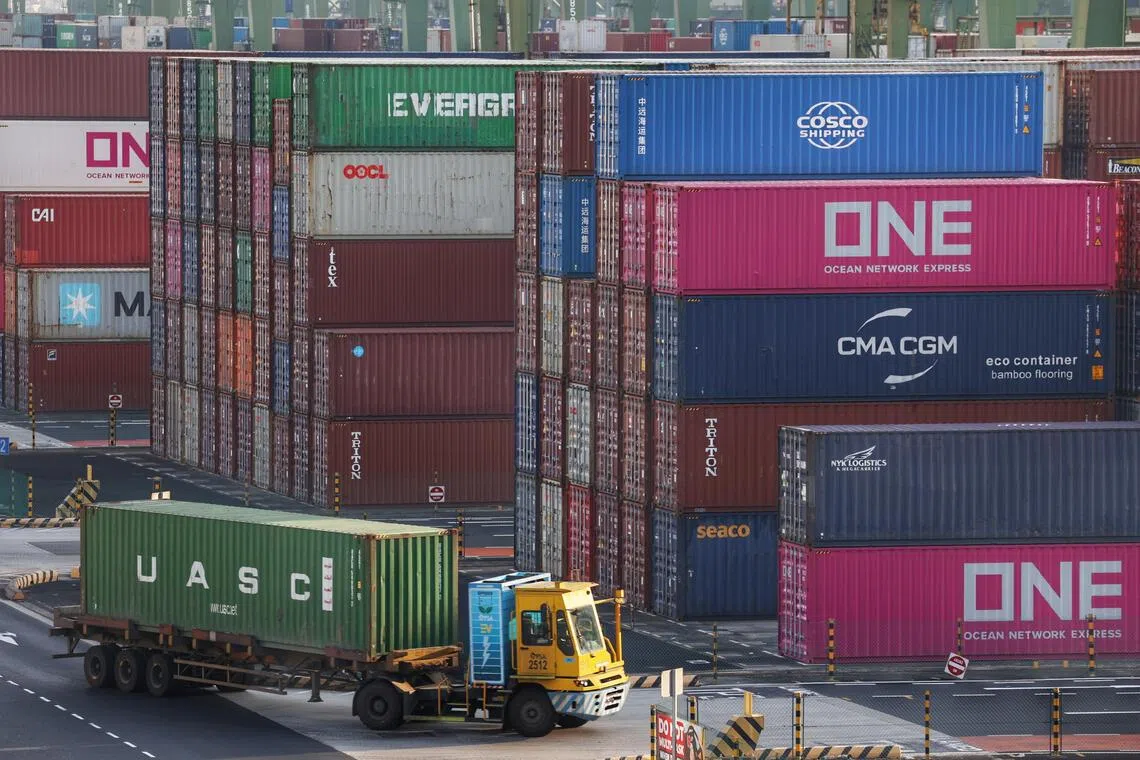 US President Donald Trump has threatened harsher duties on countries accused of rerouting Chinese goods.