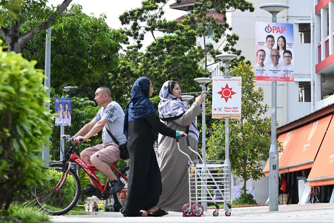 Tampines GRC features the first four-way fight in a GRC since the 1992 by-election, and the first ever in a general election. 