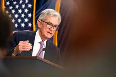 The Federal Reserve led by Jerome Powell (above) cut interest rates the second time this year, cutting its benchmark lending rate by a quarter percentage point as they extend efforts to keep the US economic expansion on solid footing amid concerns about a weakening labour market.   