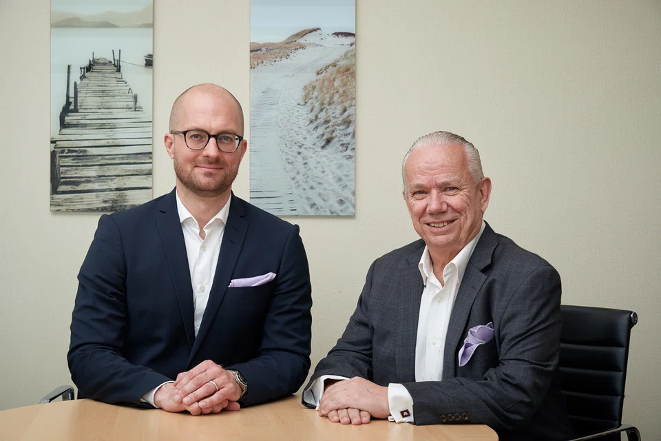 Rex International chief executive officer Mans Lidgren (left) and executive chairman Dan Broström.