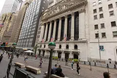 The Dow Jones Industrial Average jumped 1.6 per cent to 40,589.34 on Friday.
