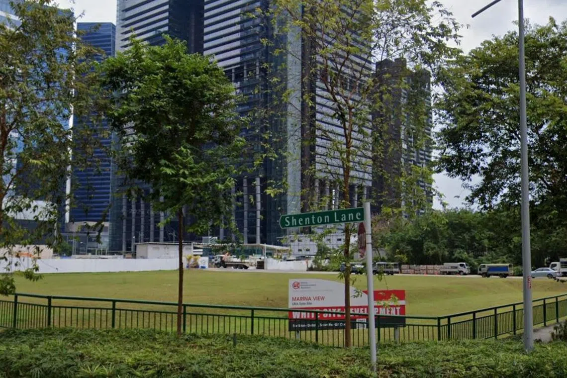 IOI Properties was the sole bidder for the Marina View site at a URA  tender that closed in September 2021.