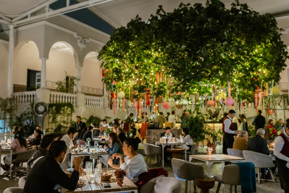 The dining room of Astrid y Gaston in Peru.
