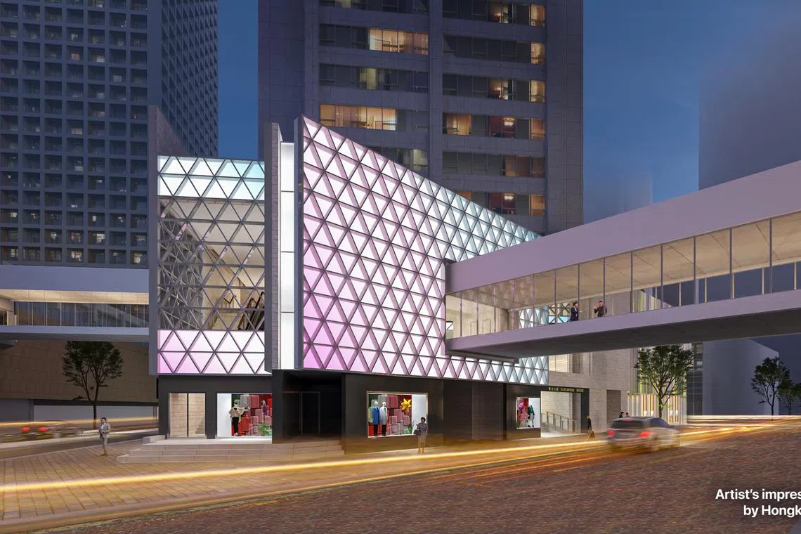 An artist's impression of the Landmark Alexandra after revamp. 